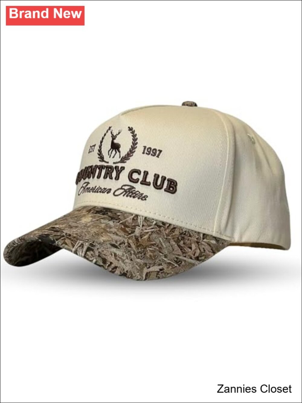 🤠 Vintage Western Trucker Hat Snapback Cotton Embroidered Cowboy Cap